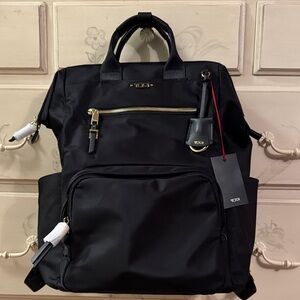 Tumi Irma Framed Black Backpack NWT
